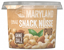 Maryland Snack Nüsse ungesalzen 275g