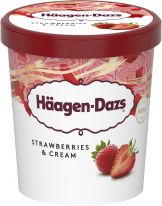 Haagen IceCream - Strawberries & Cream 460ml