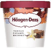 Haagen IceCream - Vanilla Caramel Brownie 95ml