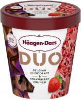 Haagen IceCream - Duo Belgian Chocolate & Strawberry Crunch 420ml