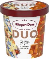 Haagen IceCream - Duo Vanilla Hazelnut & Caramel Crunch 420ml