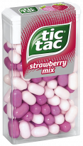 FDE Tic Tac Strawberry Mix 100er 49g