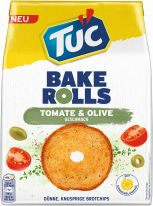 MDLZ DE TUC Bake Rolls Tomato & Olive 150g
