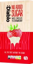 :Diablo No Added Sugar White Chocolate With Strawberry 75g