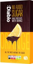 :Diablo No Added Sugar Dark chocolate with Orange 75g
