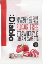 :Diablo Sugar Free Strawberry & Cream Sweets 75g