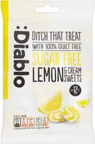 :Diablo Sugar Free Lemon & Cream Sweets 75g