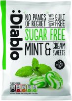 :Diablo Sugar Free Mint & Cream Sweets 75g