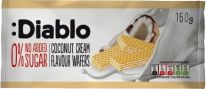 :Diablo No Added Sugar Coconut Cream Flavour Wafers 160g