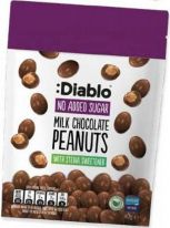 :Diablo No Added Sugar Milk Chocolate Peanuts 40g