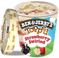 Ben & Jerry's Topped Strawberry Swirled 500ml