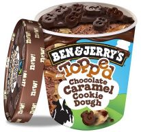 Ben & Jerry's Topped Chocolate Caramel Cookie Dough 500ml