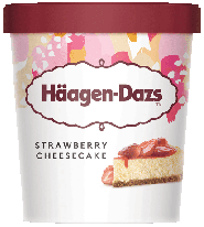 Haagen-Dazs Obsessions Strawberry Cheesecake 460ml