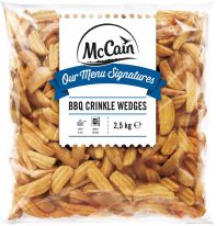 McCain - Our Menu Signatures BBQ Crinkle Wedges 2500g