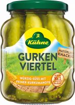 Kühne Gurkenviertel 370ml