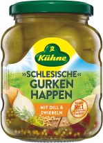 Kühne Schlesische Gurkenhappen 370ml