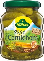 Kühne Cocktail Cornichons süß 212ml