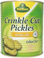 Kühne Crinkle Cut Pickles, 3100ml