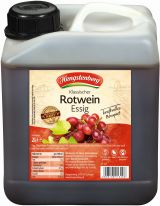 Hengstenberg Rotweinessig, 6% Säure, naturvergoren, vegan 2000ml