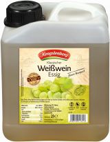 Hengstenberg Weißwein-Essig, 6% Säure, naturvergoren, vegan 2000ml