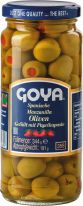Goya Spanische Oliven Manzanilla gefüllt mit Paprikapaste 344g