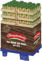 Hengstenberg Convenience-Gurken 370ml 4 sort, Display, 96pcs