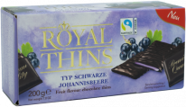 Royal Thins Schwarze Johannisbeere 200g