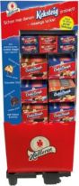 Halloren Cookie Dough 5 sort, Display, 174pcs