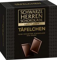 Schwarze Herren Täfelchen 130g