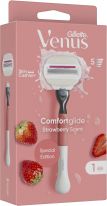 Gillette Venus Comfortglide Strawberry Edition Rasierapparat mit 1 Klinge