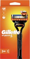 Gillette Fusion5 Systemklingen 3er + Handstück