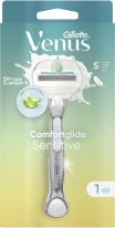 Gillette Venus Comfortglide Sensitive Rasierapparat mit 1 Klinge