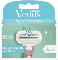 Gillette Venus Deluxe Smooth Sensitive Systemklingen 4er