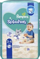 Pampers Splashers Gr.3-4 Tragepack - Vorder- und Rückseite