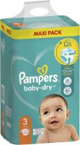 Pampers Baby Dry Gr.3 Midi 6-10kg Maxi Pack 124pcs