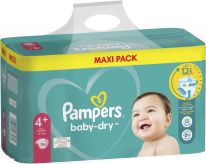 Pampers Baby Dry Gr.4+ Maxi Plus 10-15kg Maxi Pack 94pcs