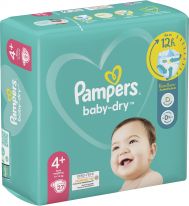 Pampers Baby Dry Gr.4+ Maxi Plus 10-15kg Single Pack 27pcs