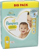 Pampers Premium Protection New Baby Gr.2 Mini 4-8kg Big Pack 76pcs