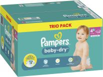 Pampers Baby Dry Gr.4+ Maxi Plus 10-15kg Trio Pac 120pcs
