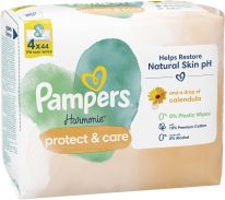 Pampers Feuchte Tücher Harmonie Protect + Care 4x