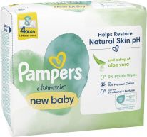 Pampers Feuchte Tücher Harmonie New Baby 4x