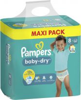 Pampers Baby Dry Gr.8 Extra Large 17+kg Maxi Pack