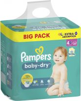 Pampers Baby Dry Gr.4+ Maxi Plus 10-15kg Big Pack