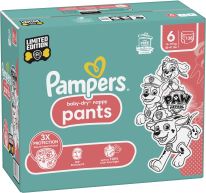 Pampers Baby Dry Pants Gr.6 Extra Large 14-19kg Monatsbox Paw Patrol