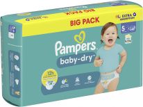 Pampers Baby Dry Gr.5+ Junior Plus 12-17kg Big Pack