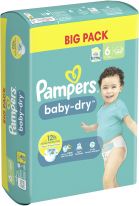 Pampers Baby Dry Gr.6 Extra Large 13-18kg Big Pack