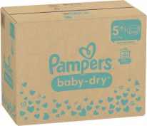 Pampers Baby Dry Gr.5+ Junior Plus 12-17kg MonatsBox