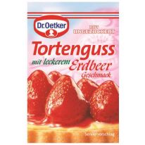 Dr.Oetker Backzutaten - Tortenguss Erdbeer 3er 37.5g