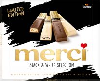 Storck Limited merci Finest Selection Black & White 240g, 10pcs