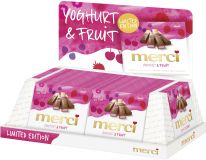 Storck Limited merci Finest Selection Yoghurt & Fruit 250g, Display, 45pcs